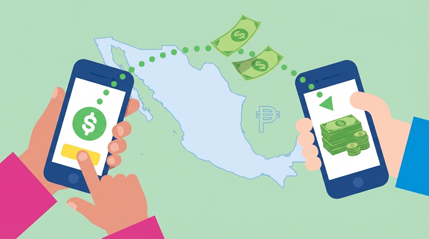 ¿Cómo funciona enviar dinero a México con apps seguras?