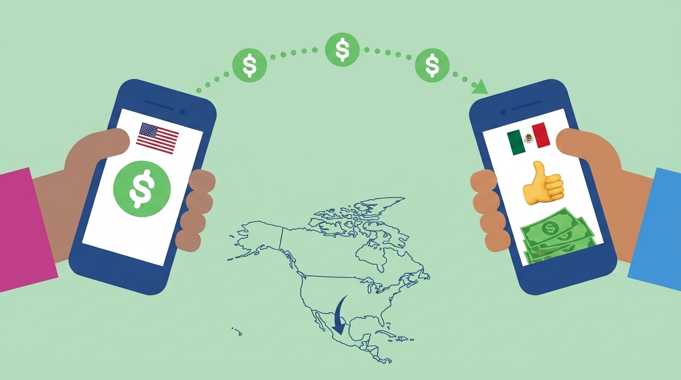 Cómo mandar dinero por WhatsApp de EEUU a México