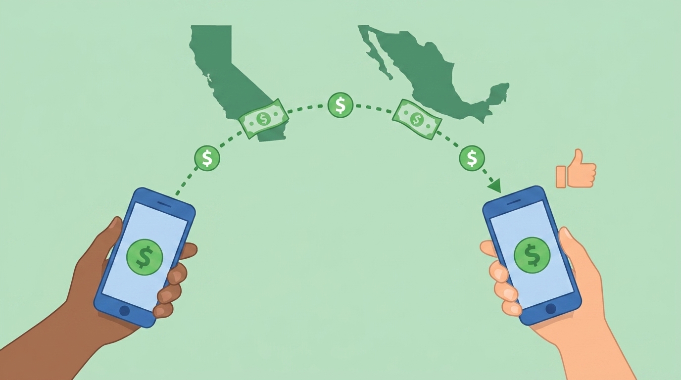 Mejor forma de enviar remesas desde California a México