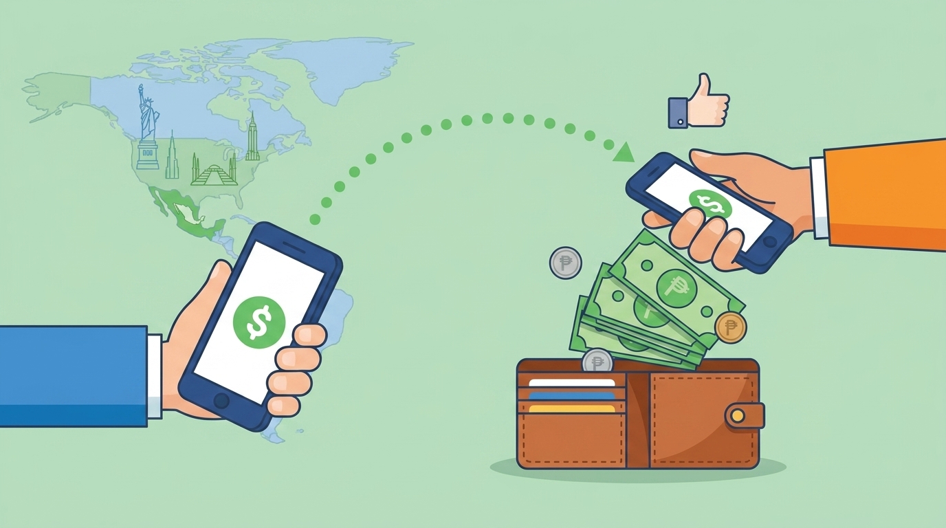 Tipo de cambio Wise de USD a MXN vs Taptap Send