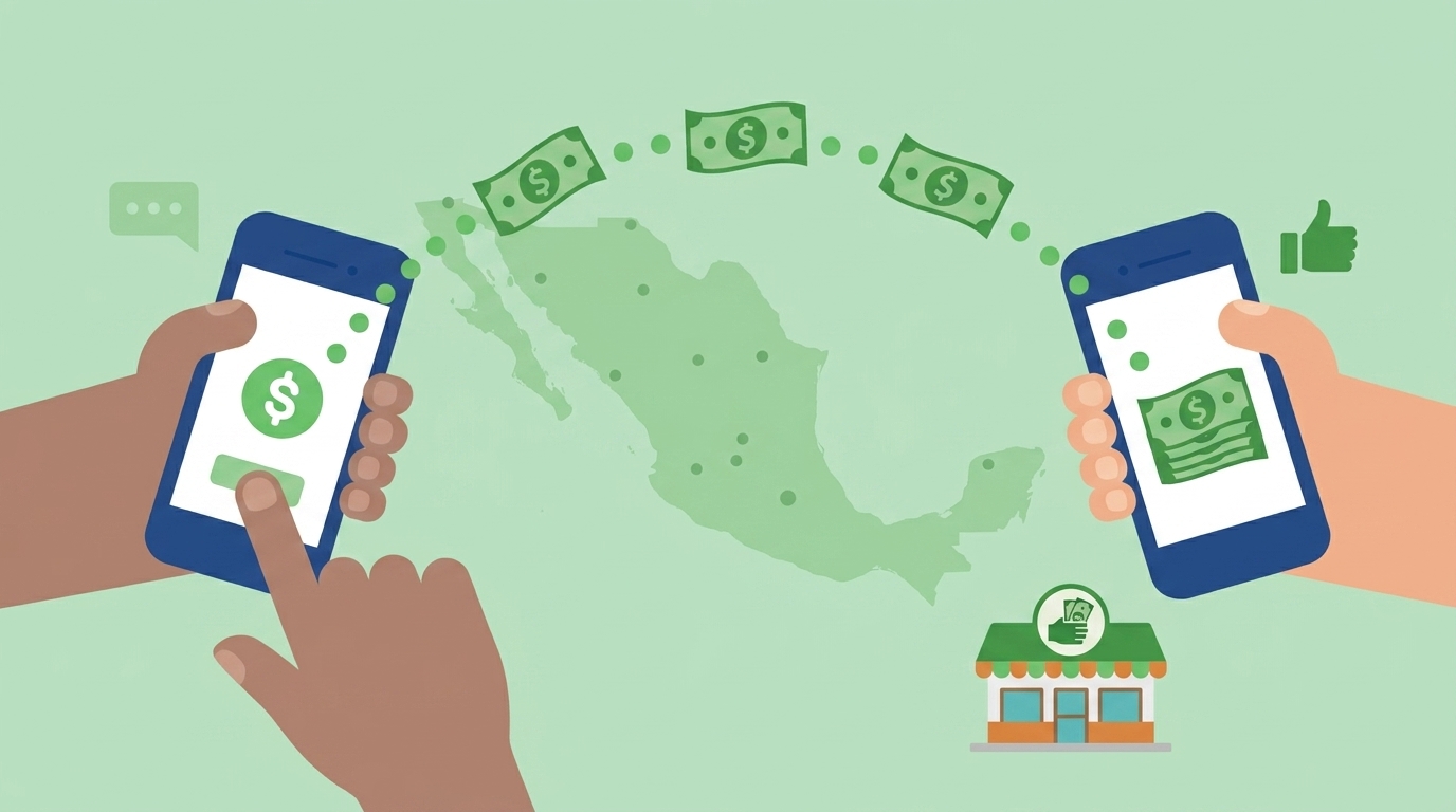 Cómo enviar dinero a México sin ir a una tienda en 2026